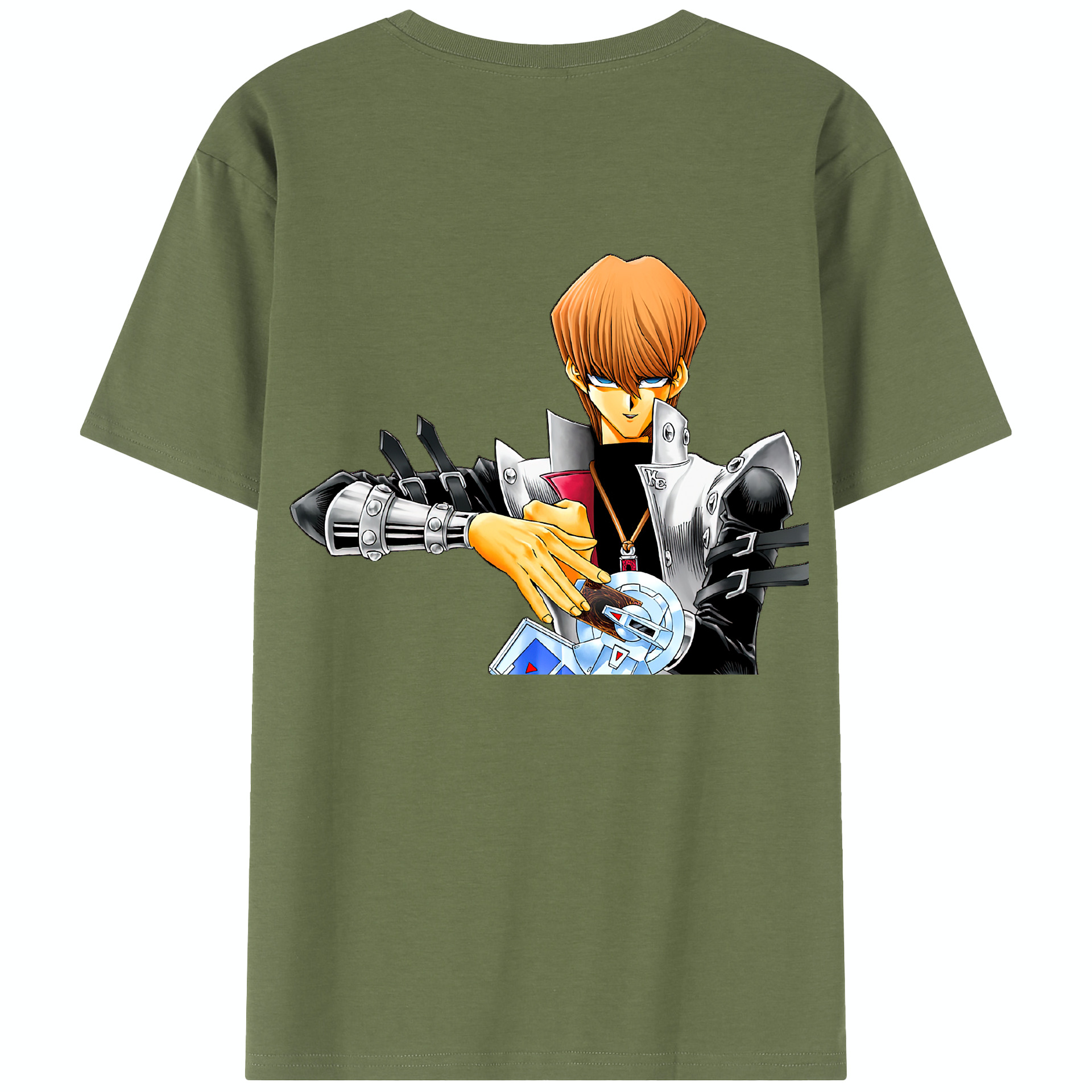 （画像用） 遊☆戯☆王 Yu-Gi-Oh! 綿100％半袖Tシャツ（背面プリント）